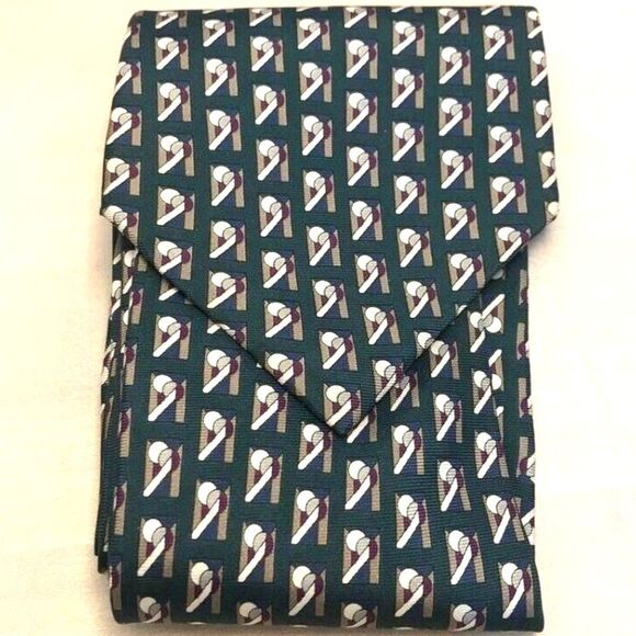 Other - #1200 VTG AMERICAN TRADITIONS GREEN WOVEN ECKTIE 56 IN x 4 IN